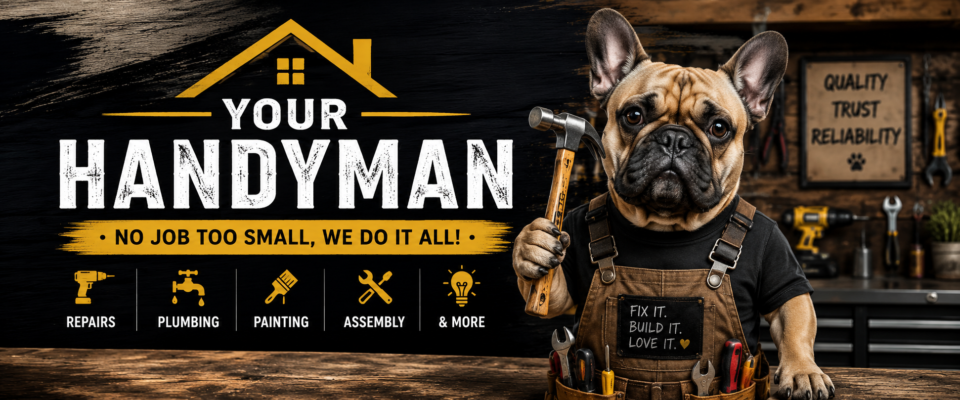 Your Handyman — repairs, plumbing help, painting, assembly and more